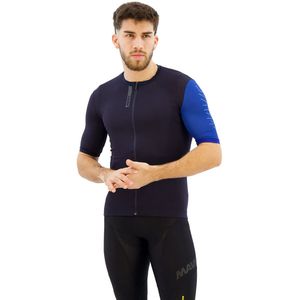 Mavic Essential Korte Mouw Wielertrui Blauw L Man
