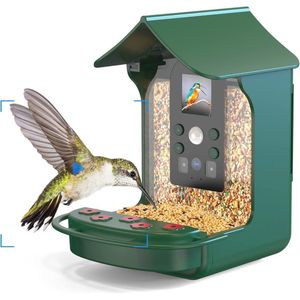 Vogelhuisje met Camera en Nachzicht - 1080p HD, Automatische Opname voor Vogels in Tuin