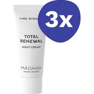 Madara Time Miracle Total Renewal Night Cream Travel size (3x 20ml)