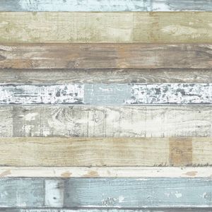 Homestyle - Behangpapier - Oude Planken - Behang - Multi - 0,53 x 10 M.