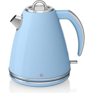 Swan Retro waterkoker 1.5 liter - 3000 watt - Blauw