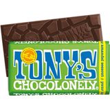 Tony's Chocolonely Chocolade Reep Puur Amandel Zeezout - 180 gram - Vegan