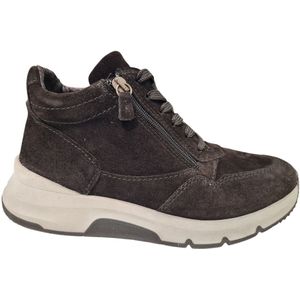 Longo - 1152697 - Hoge Veterschoen - Zwart - Wijdte H