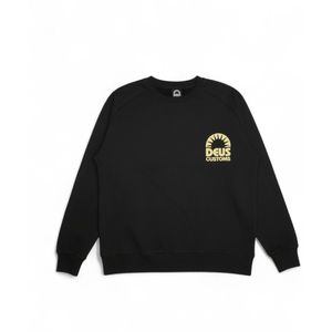 Deus Ex Machinavoor mannen. DMP258208 Melodies sweatshirt zwart (S), Casual, Katoen