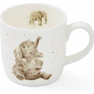 Wrendale Mok - 'Role Models' elephant mug - Royal Worcester - Beker Olifant - Porseleinen Bekers - Wrendale Designs