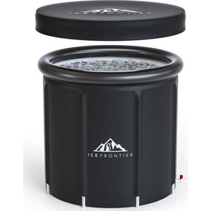 Ijsbad 360 liter - Ice Bath - Ijstherapie - Zitbad - Ijsbad Opblaasbaar - Dompelbad - Met Hoes/Deksel - Meditatie - Ademhaling - Sneller Herstel - Verbeterde Bloedcirculatie - Vermindering van Stress - Minder Spierpijn