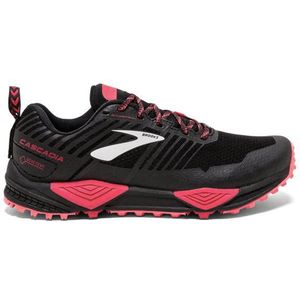 Brooks Cascadia 13 GTX Dames - Sportschoenen - Trail - zwart roze - maat: 38.5