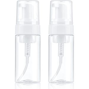 Vitdipy - Schuimende Zeepdispenser - 2 Stuks - 120ml - Hervulbaar Shampoo Gezichtsreiniger Handzeep - Hervulbaar - Duidelijke Schuimpomp Fles