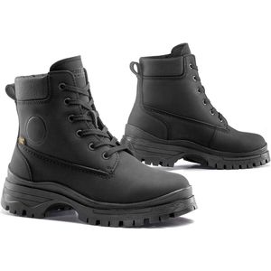 Falco Zarah - Motorlaarzen - Zwart - Micro-Synth - Waterdicht