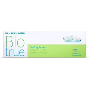 Bausch & Lomb - Biotrue ONEday - Daglenzen - 30 Lenzen - Sferische en Asferische Sport