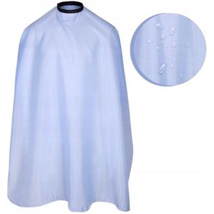 Grote blauwe Barberscape 145x125cm - Professionele haarstylingbescherming