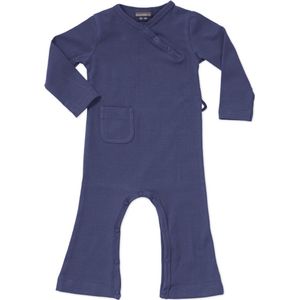 Silky Label jumpsuit plum purple - Wijde Pijp - maat 86/92 - paars