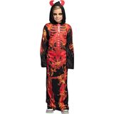 Boland - Kostuum Hellfire skeleton (10-12 jr) - Kinderen - Duivel - Halloween verkleedkleding - Horror - Duivel - Skelet