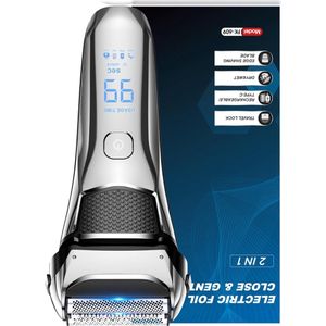 Lexium Foil shaver - Shaver - Scheerapparaat mannen - Scheerapparaat hoofd - Baardtrimmer Trimmer