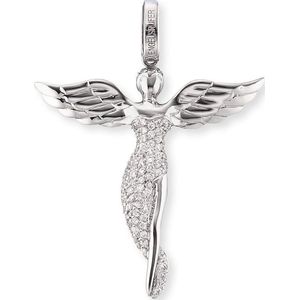 Engelsrufer - Engel Hanger - Zilver - Gerhodineerd - Met Zirkonia