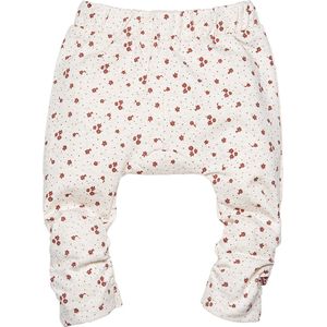 BESS Baby Regular Fit Legging met All Over Print Wit/Rood