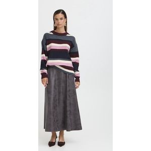 b.young - BYONEMA - Trui - Navy / Grijs / Bordeaux / Natuurwit