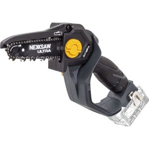 Batavia Accu 18V Mini Kettingzaag 6'' Nexxsaw® Brushless - Incl. 2.0 Ah Li-ion Accu / 4.5A Snellader / verlengsteel 124 CM - Met deze compacte kettingzaag zaag je snel en gemakkelijk takken en andere houtsoorten - Ultra