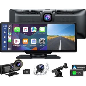 Carplay Scherm Draadloos - 9.26 Inch - Apple & Android Auto - 2K Dashcam