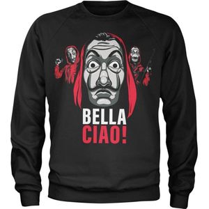 La Casa De Papel Sweater/trui -XL- Bella Ciao! Zwart