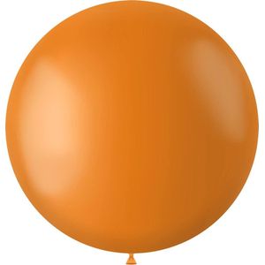 Folat - ballon XL Tangerine Orange Mat 78 cm - 1 stuks