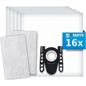 Dparts PRO stofzuigerzakken geschikt voor Bosch en Siemens G-ALL - XXL-pack - 16 stuks + 2 filters - BBZ41FGALL - BBZ16GALL