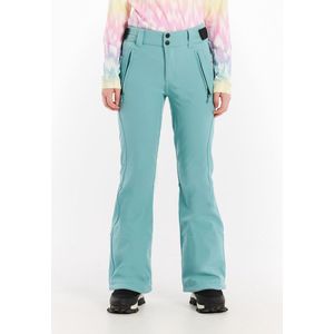 Protest Relole - Skibroek Meisjes - Softshell - Verstelbare schouderbanden - Waterkolom 10K – Glacial Blue