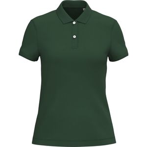 Native Spirit Ecologische damespolo in piquétricot NS208 - Forest Green - M