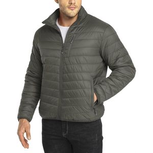 Lichte Gewatteerde Herenjas - Opvouwbare Winterjas in Donsjas-Look voor Wandelen en Reizen