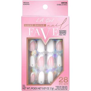 LA Girl - Luxe Shine Fave Nail Tips Everlasting - Nepnagels Nude