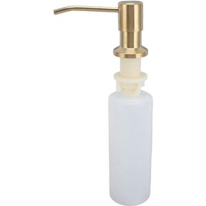 Easy To Install Sink Soap Dispenser - Sturdy 300ml Stainless Steel 360° Rotatable for Kitchen (Gold)