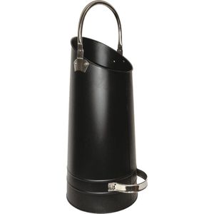 Lienbacher - Pelletemmer - Kolenemmer - Kolenkit - Zwart - ø20-25cm - 45-58cm hoog