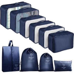 Kofferorganizerset - Reisaccessoires voor georganiseerde koffers - 10 stuks