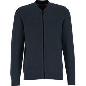 Casa Moda - Vest Melange Donkerblauw - Heren - Maat M - Regular-fit