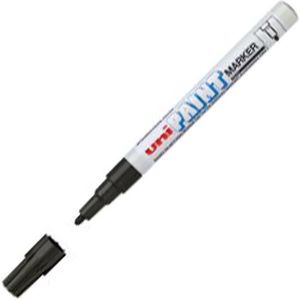 Uni Paint PX-21 Paint Marker - Zwarte verfstift met 0.8 – 1.2 mm punt