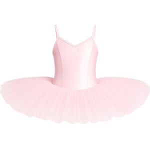 Dancer Dancewear® Ballet tutu roze - Balletpakje voor meisje - Balletpak met tutu ""Pavlova"" - Maat 92 | 3 jaar