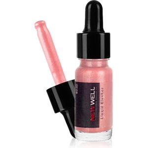 New Well Liquid Blush (Roze Parelmoer) No:03, Vloeibare blush, Make-up - 10 ml