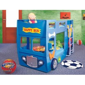 Stapelbed Happy Bus kinder auto bed incl. matras