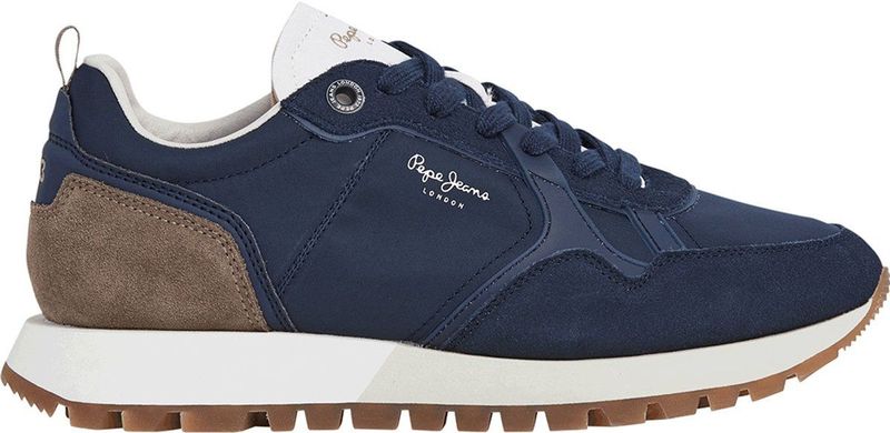 Pepe Jeans - ARI Club M - Sportschoenen - Blauw - Retro Design