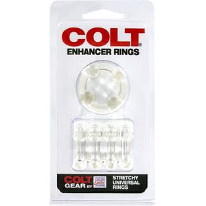 Colt Enhancer Rings Clear - Cockring - Transparant - Ø 40 mm