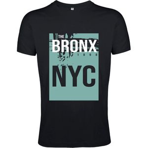 T-Shirt 359-08 Bronx NYC - Zwart, xxL