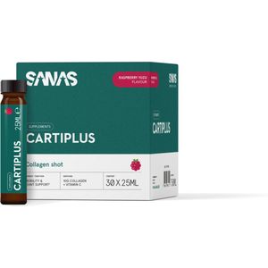 SANAS CARTIPLUS COLLAGEN SHOT 30 X 25ML FRAMBOOS YUZU