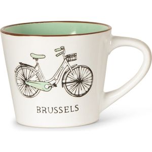 Memoriez - Mok - Brussel - Fiets - Mint