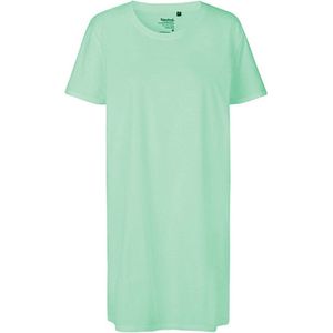 Ladies´ Long Length T-Shirt met korte mouwen Dusty Mint - XXL