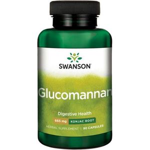 Swanson - Glucomannan - 665 mg - 90 Capsules