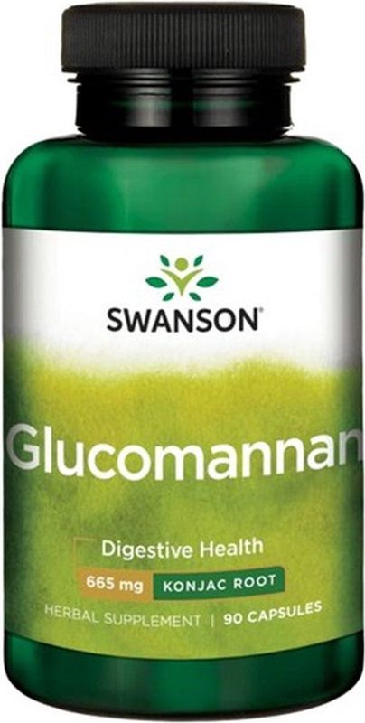 Swanson - Glucomannan - 665 mg - 90 Capsules