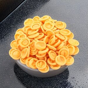 100 Stuks Latex Vinger Covers – Vingerbeschermers – Geel – Set van 100 latex vinger covers – Geel – bescherming tijdens werk en hobby – diverse toepassingen – Duurzaam en praktisch