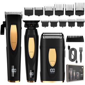 HAUSS SPOLE Haarknipper-Haarsnijmachine-Haartrimmer Voor Mannen-Thuisgebruik Met LED Display-3 Snelheden-Compact Formaat-ABS-Zwart