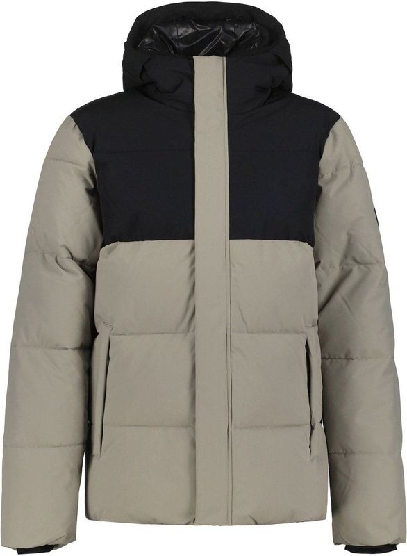 ICEPEAK - Parksville - Gewatteerde Korte Jas - Grijs/Zwart