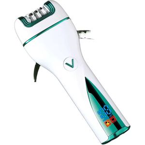 VGR V-728 3-in-1 Epilator & Scheerapparaat – Draadloos & Oplaadbaar �– Voor Lichaam & Benen – Pijnloze Ontharing voor Dames